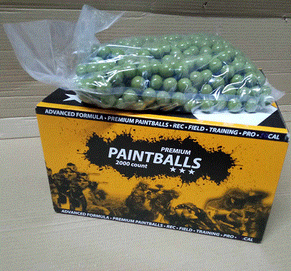 Paintballs Premium Field 68 Cal 2000 Units  *Free Shipping 3/4 Days.